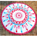 Best selling high absorbent microfiber round beach towel